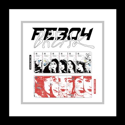 NMIXX Fe3O4 : BREAK 2nd Mini Album CD+Book+Photocard+Tracking Sealed Fe304 (MIXX BLOOD Random Version)