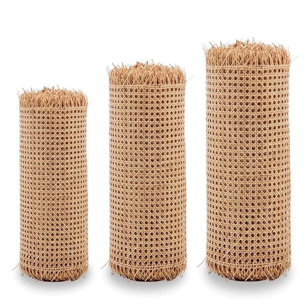 1 Roll Caning Material Width 35/40/45/50/60CM Natural Rattan Webbing Rattan Caning Material Woven Net for Cabinet Chair Furniture Ceiling (Size : 0.6m x 1m)