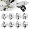 Rusopobe 8PCS Sewing Rolled Hemmer Foot Kit, Curling Pull Tube Spiral Crimpers Universal Sewing Machine Presser Foot for Home Industrial (3mm-10mm) view 1