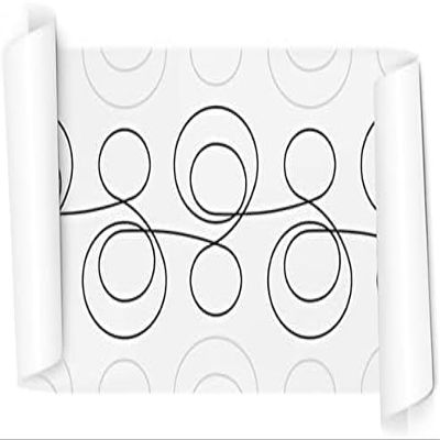 Groovy Patterns Running in Circles Pantograph - Quilting Patterns, Quilting Pantographs, Paper Pantograph Patterns for Longarm Quilting Machines