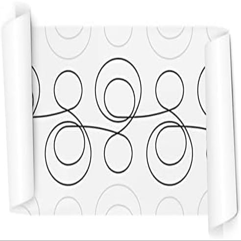 Groovy Patterns Running in Circles Pantograph - Quilting Patterns, Quilting Pantographs, Paper Pantograph Patterns for Longarm Quilting Machines