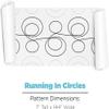 Groovy Patterns Running in Circles Pantograph - Quilting Patterns, Quilting Pantographs, Paper Pantograph Patterns for Longarm Quilting Machines view 2