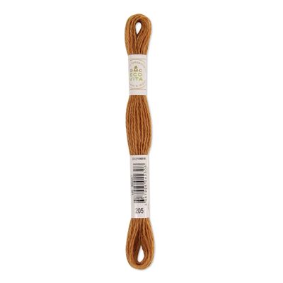 DMC Eco Vita Organic Wool Thread - Cinnamon Rhubarb, 17-1/2 yds