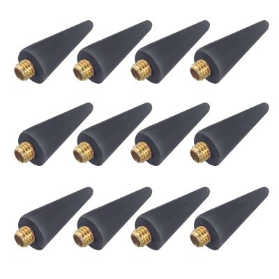 PATIKIL M5 x 0.8mm Wax Tip Drill Pen, 12 Pack Diamond Paint Accessories Drill Pen Wax Replace Head Nail Rhinestones Picker for Nail DIY Craft, Black