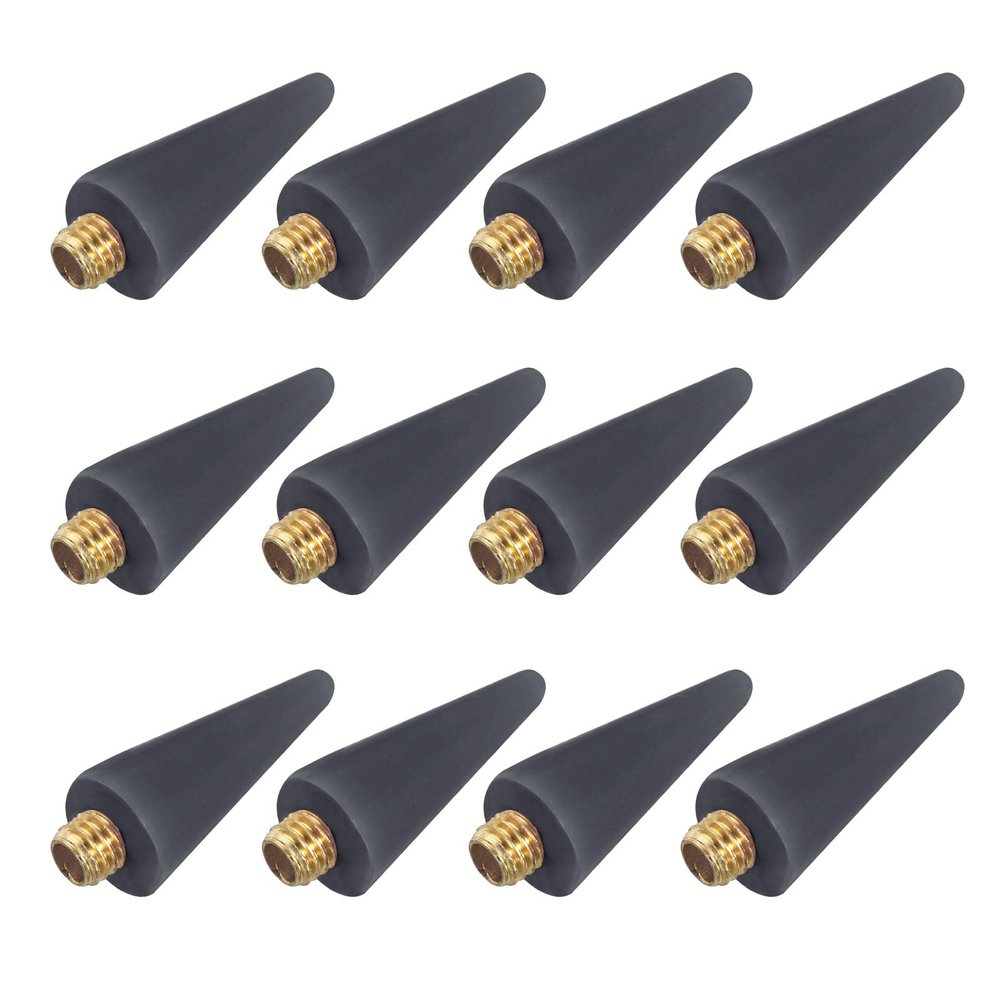 PATIKIL M5 x 0.8mm Wax Tip Drill Pen, 12 Pack Diamond Paint Accessories Drill Pen Wax Replace Head Nail Rhinestones Picker for Nail DIY Craft, Black
