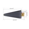PATIKIL M5 x 0.8mm Wax Tip Drill Pen, 12 Pack Diamond Paint Accessories Drill Pen Wax Replace Head Nail Rhinestones Picker for Nail DIY Craft, Black view 2