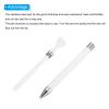 PATIKIL Diamond Art Pen with Wax, Diamond Art Accessories Refillable Wax Pen with 2Pcs Wax for Diamond Art Nail DIY Craft, White view 4