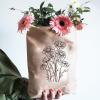 OLYCRAFT 2Pcs 5.5x7.7 Inch Blooming Daisies Self-Adhesive Silk Screen Printing Stencil April Daisy Silk Screen Stencil Wildflowers Reusable Mesh Stencils Transfer for DIY T-Shirt Fabric Painting view 4