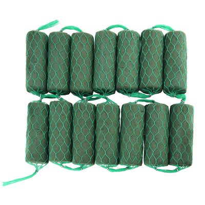 Mokylor 14pcs Floral Foam Garland, Flower Floral Foam Garland Sponge Mud Cage Blocks Brick Tray Holder Plant Florist for Home Garden Door Tabletop Florist Wedding Decor(#1)