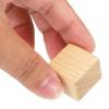 PATIKIL 25x25mm Blank Wood Rubber Stamp Mounts, 20 Pack Wooden Rubber Stamp Handle Hard Wooden Blocks for Stamp Making DIY Crafting Style 1, Brown view 4