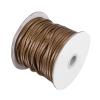 CoCud Waxed Polyester String Cord, 42 Yards 39m Length 4mm Dia, Soft Smooth Beading Thread Brown - (Applications: for DIY Craft) view 1