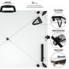 Acurit PXB 23 x 31 Drawing Board for Artists and Designers - Portable Workspace for Drawing, Sketching, Drafting, Painting - Fixed Angled Laminated Surface with Ruler and Parallel Motion Bar view 3