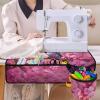 Eheartsgir Hummingbird Cherry Blossom Sewing Machine Table Pad Lightweight Soft Carrying Pad with Storage Pocket Universal Fits Most Standard Sewing Machines for Home Table Decor view 4