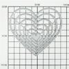 XMZZMX Valentine's Day Heart Metal Cutting Dies for Card Making, Paper Embossing Die-Cuts Kit Storage Pockets Supplies, Scrapbooking Stencils view 4