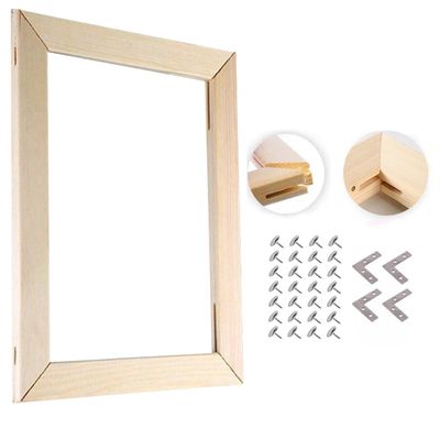 homeemoh Canvas Stretcher Bars Wooden Wall Art Frame 7.8 x 21.6 Inch Wood Canvas Stretcher Frame for Posters Painting Needle Arts Supplies
