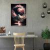 1tonine Japanese Landscape Diamond Painting Kits for Adults-5D DIY Full Drill Round Diamond Art Kits for Home Decor-Fantasy Scenery Diamond Dots Arts and Crafts for Gift view 2