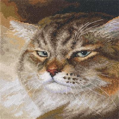 RTO Counted Cross Stitch Kit Sly and Extremely Beautiful. ''Macho'' M995