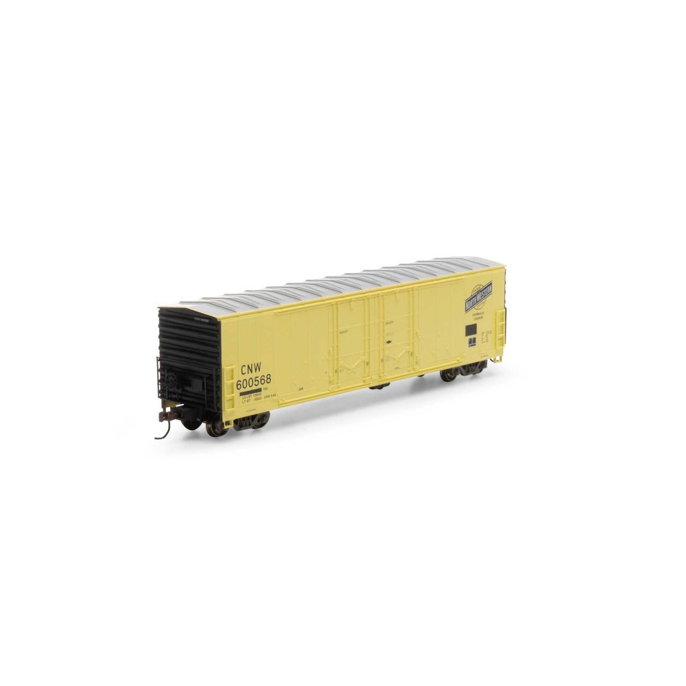 Athearn HO RTR 50' Evans DD Plug Box C&NW #600568 ATH67947 HO Rolling Stock