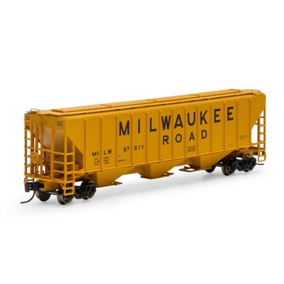Athearn N PS 4427 Covered Hopper MILW #97611 ATH27411 N Rolling Stock