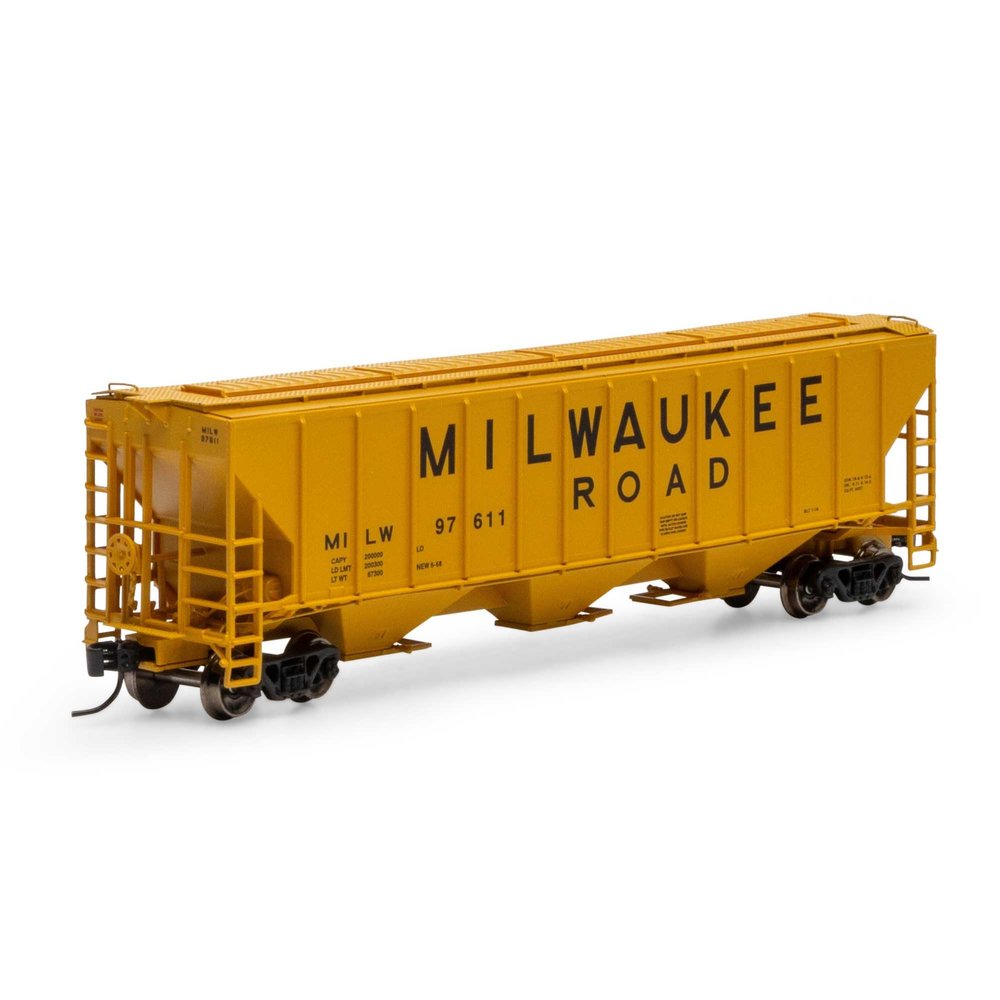 Athearn N PS 4427 Covered Hopper MILW #97611 ATH27411 N Rolling Stock