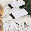 YAYODS 100 Pack Mini Tin Box Small Tin Containers with Slide Top Lids, Empty Mini Metal Tins with Lids for Storage Candies, Jewelry, Crafts, Pills, 2.36 X 1.3 X 0.4 (White) view 3
