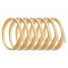 PATIKIL Bamboo Strips for Weaving 7/16" x 10 Ft, 7 Pack Thin Flat Wicker Rattan Cane Reed for Making Basket Webbing DIY Crafts, Natural Color view 1