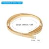 PATIKIL Bamboo Strips for Weaving 7/16" x 10 Ft, 7 Pack Thin Flat Wicker Rattan Cane Reed for Making Basket Webbing DIY Crafts, Natural Color view 2