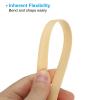 PATIKIL Bamboo Strips for Weaving 7/16" x 10 Ft, 7 Pack Thin Flat Wicker Rattan Cane Reed for Making Basket Webbing DIY Crafts, Natural Color view 4