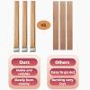 30 Sets Double-Layered Smokeless Cherry Wood Candle Wicks, Long Lasting Flame, Easily Burn, Candle Cores with Stand and Glue Dot, Warning Label for DIY Candle Making view 2