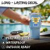 Best Dad Ever Sticker 4 Inch Proud Father - Waterproof Vinyl Decal for Laptop Water Bottle Car Tumbler - Durable Funny Aesthetic Long-Lasting Stickers for Adults ID44990 view 3