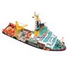 MOOKEENONE 1:250 Ship Paper Model Germany Mellum Coast Guard Environment Monitoring Ship Model DIY Kit(Unassembled Kit) view 3