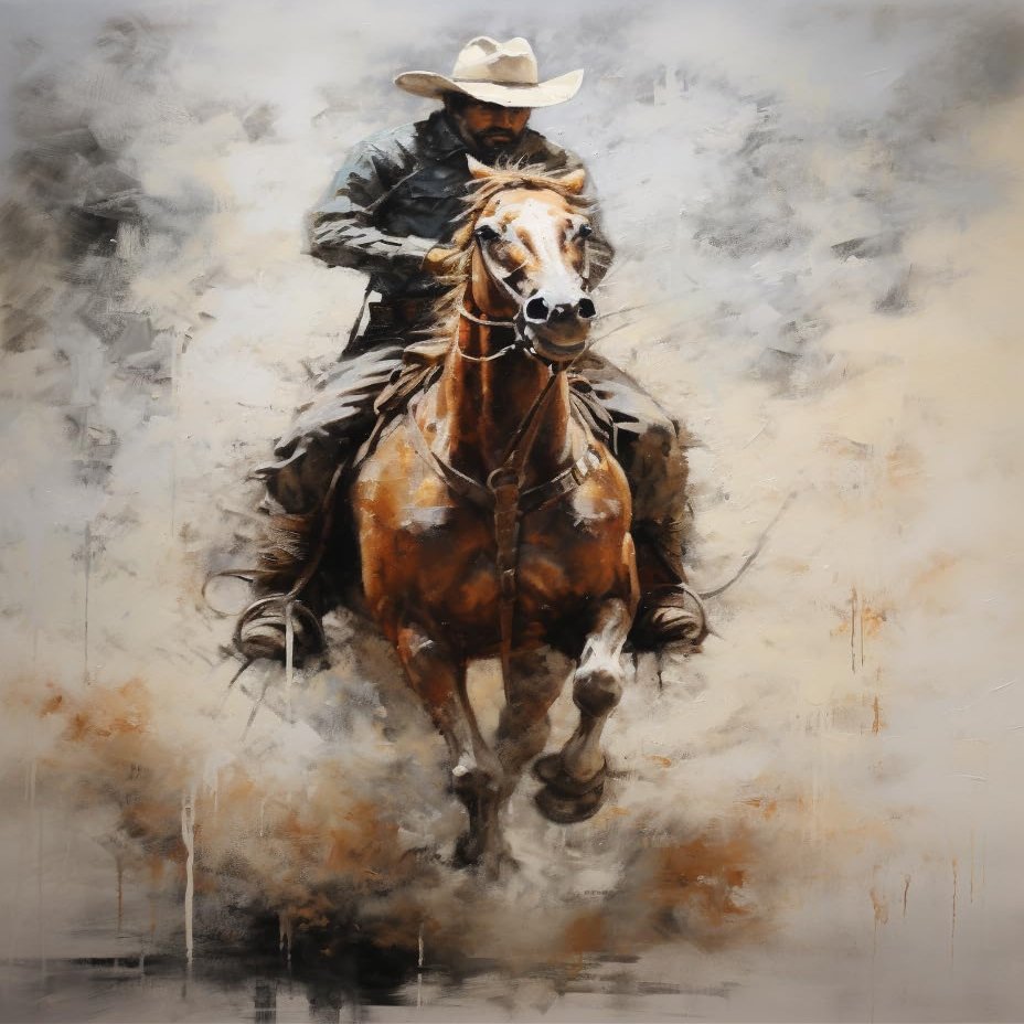 DIY Stamped Cross Stitch Kits for Beginners Easy Western Cowboy Riding Horse 11CT Needlepoint Embroidery Counted Cross Stitch Kits Art Craft Wall Decoration and Gift 40x50cm(13)