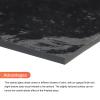 MECCANIXITY Stained Glass Sheet Mosaic Tile 7.9 Inch x 5.9 Inch Black Stained Glass Sheets for Crafts DIY Art Project view 4