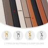 Leather Strap for Purse Replacement Handbags Straps Purse Straps for Handbags Gold Lobster Clasp Beige Lychee view 2