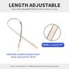 Leather Strap for Purse Replacement Handbags Straps Purse Straps for Handbags Gold Lobster Clasp Beige Lychee view 3