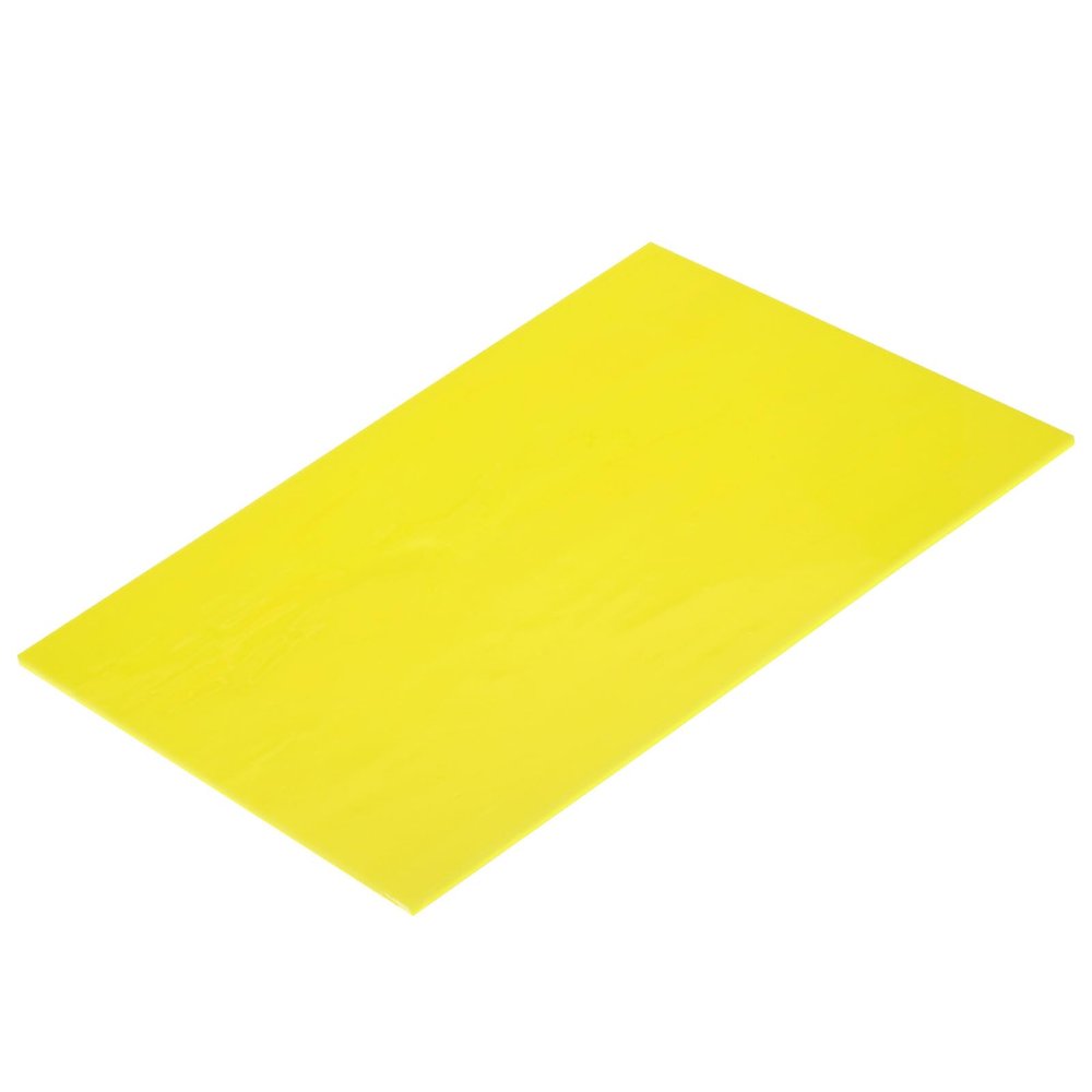 MECCANIXITY Stained Glass Sheet Mosaic Tile 7.9 Inch x 5.9 Inch Yellow Stained Glass Sheets for Crafts DIY Art Project