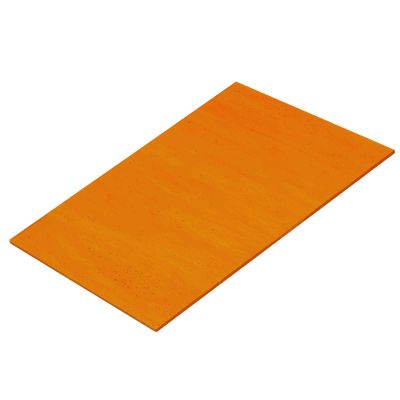 MECCANIXITY Stained Glass Sheet Mosaic Tile 7.9 Inch x 5.9 Inch Orange Stained Glass Sheets for Crafts DIY Art Project