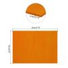 MECCANIXITY Stained Glass Sheet Mosaic Tile 7.9 Inch x 5.9 Inch Orange Stained Glass Sheets for Crafts DIY Art Project view 2