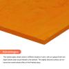 MECCANIXITY Stained Glass Sheet Mosaic Tile 7.9 Inch x 5.9 Inch Orange Stained Glass Sheets for Crafts DIY Art Project view 4