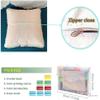DIY Latch Hook Pillowcase with Printed Pattern Embroidery Kits Cross Stitch Latch Hook kit Throw Pillow Embroidery Craft Kits Cushion for Adults 43 * 43cm(Black Cat) D22 view 3