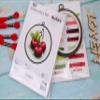 Luca-S Cherries Counted Cross-Stitch Kit view 3