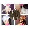 50 Pieces of Wild Chicken Tail Natural Feathers, 6-8 inch Wild Chicken Tail Hair, Used for DIY Earrings, mask Dances, Wedding Decorations view 3