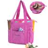 MYBAGZING Crochet Bag and Tote - Corduroy Yarn Bag - Yarn Holder for Crocheting - Crochet Storage Bag for Crochet Hooks, Crochet Accessories, Knitting Bag for Crochet Lovers, Mom Gift view 1