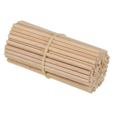 PATIKIL 5/32 x 4 Inch Dowel Rods Wood Sticks, 100 Pcs Unfinished Wooden Dowel Rods Round Dowels Hardwood Sticks for DIY Crafts and Home Decor