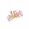 I Am Brave Waterproof Laminated Sticker view 1