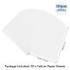 Vellum Paper 8.5 x 11 Translucent-Printable, Tracing Paper for Crafts, Drawing, Card Overlays, Invitation Envelope - 30 Sheets view 3