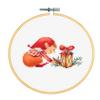 DUTCH STITCH BROTHERS Embroidery Kits - Counted Cross Stitch Set with 6 Inch Hoop. 14 Count Aida Fabric. Ideal Embroidery Kits for Beginners. Christmas Theme. DSB043A view 1