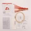 DUTCH STITCH BROTHERS Embroidery Kits - Counted Cross Stitch Set with 6 Inch Hoop. 14 Count Aida Fabric. Ideal Embroidery Kits for Beginners. Christmas Theme. DSB043A view 3