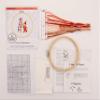 DUTCH STITCH BROTHERS Embroidery Kits - Counted Cross Stitch Set with 6 Inch Hoop. 14 Count Aida Fabric. Ideal Embroidery Kits for Beginners. Christmas Theme. DSB043B view 3