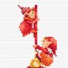 DUTCH STITCH BROTHERS Embroidery Kits - Counted Cross Stitch Set with 6 Inch Hoop. 14 Count Aida Fabric. Ideal Embroidery Kits for Beginners. Christmas Theme. DSB043E view 2